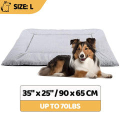 ZENGAOOU dog bed faux fur closeup showing soft texture and comfort