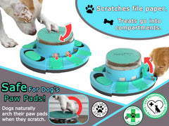 Zenly Paws Nail File Toy puzzle feeder slows eating while filing nails