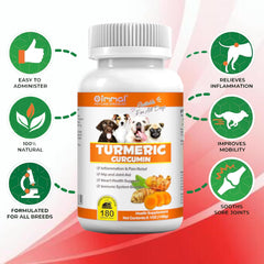 Zenpaws Turmeric for Dogs allergy relief tablets ease itching and irritation.