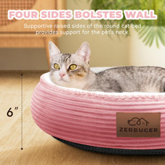 Zerbuger cat bed donut style ready for snuggle sessions in any room