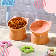 Zhehao plastic elevated food bowls with smooth borders for easy cleaning.
