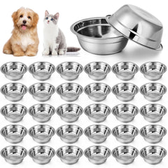 Zhehao stainless steel dog bowl close-up with durable 10 oz capacity.