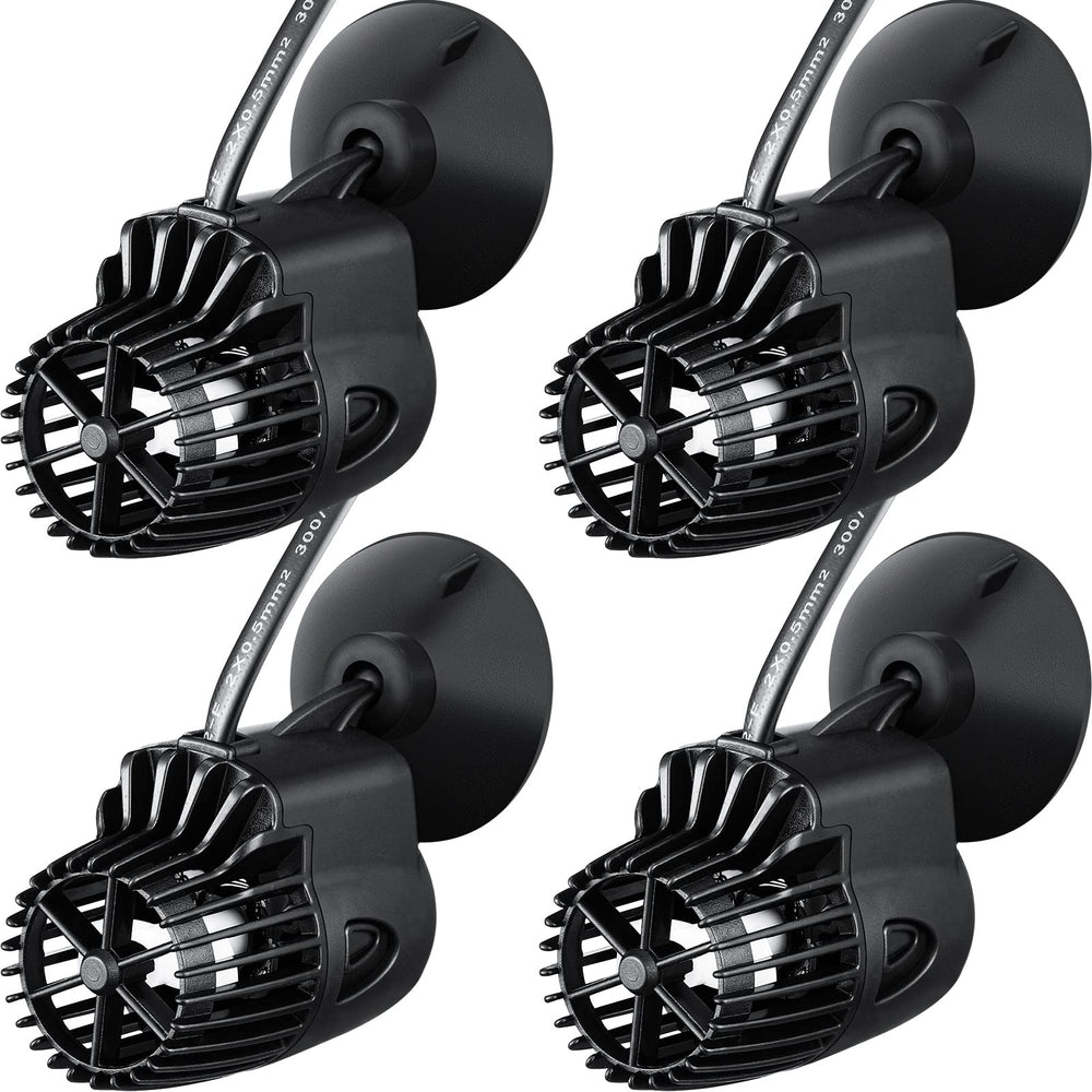 Zhengmy four 800 GPH pumps with magnetic bases for versatile aquarium circulation