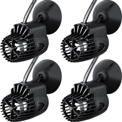 Zhengmy four 800 GPH pumps with magnetic bases for versatile aquarium circulation