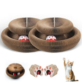 ZHIYUEJING foldable accordion scratch board for cats – durable cardboard scratching surface