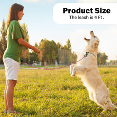 ZHOMA leash features double buckle for added security during walks.