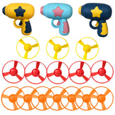 ZHYFC 18-piece cat fetch toy set propellers in motion for interactive playtime