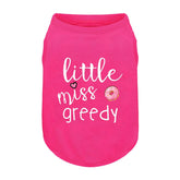 ZIAGAOP pink cotton dog shirt front view shows soft breathable comfort for daily wear