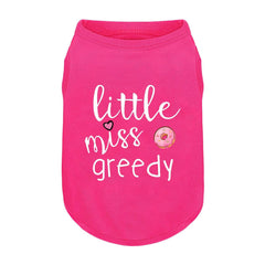 ZIAGAOP pink cotton dog shirt front view shows soft breathable comfort for daily wear
