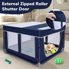 Zikopomi dog playpen pee pad closeup shows absorbent surface.