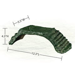 Zilla Basking Platform Ramps Small side view demonstrates stepped design aiding climbing and stability in terrarium