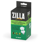 Zilla Canopy UVB/UVA bulb front view supports calcium absorption for canopy reptiles.