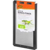 Zilla metal terrarium screen cover 12x6 front view enhances security with durable metal construction.