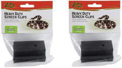 Zilla reptile terrarium covers heavy-duty screen clips with two clips for secure small enclosures.