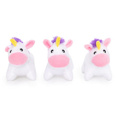 ZippyPaws Burrow Replacement Miniz unicorns pack for interactive play and enrichment.