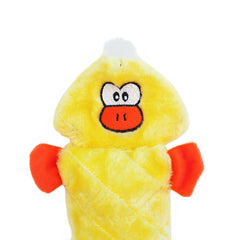 ZippyPaws Jigglerz Duck fabric layers – durable materials for enthusiastic playtime