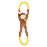 ZippyPaws RopeTugz Moose front view shows a durable tug toy for dogs of all sizes.