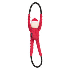 ZippyPaws RopeTugz Santa full-body rope design for hours of play