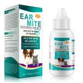 ZIXBMHYJ ear-mite-treatment-dogs-bottle offers soothing relief in a ready-to-use formula
