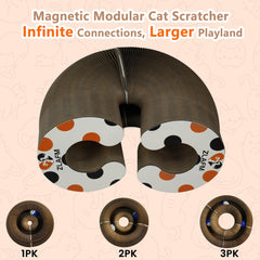 ZLAFM Magnetic Magic Organ's extra-thick panels withstand powerful claws during lively sessions.
