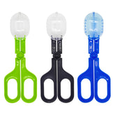 ZLY reptile feeding clamp blue shows a vibrant grip for gentle feeding