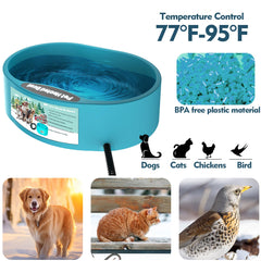 ZNOFAN automatic temperature-control keeps water at a steady warmth