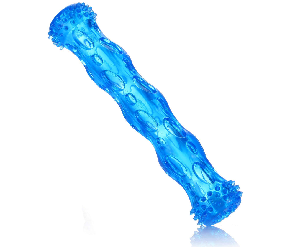 ZNOKA TPR Squeak bone toy in bite-resistant rubber for aggressive chewers during fetch.