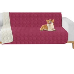 ZNSAYOTX waterproof blanket 52x82 demonstrates furniture protection for pets and spills.