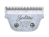 ZOLITTA 30W Elite wide blade closeup shows sharp edge for efficient grooming
