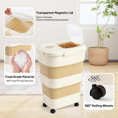 ZOMISIA clear lid lets you see contents at a glance and access easily.