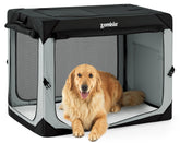 ZOMISIA 42-inch collapsible crate folded for easy transport.