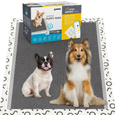 ZOMISIA Charcoal Puppy Pee Pad XL overview shows large size and odor control.