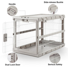 ZOMISIA escape-proof latch on crate door for secure closure