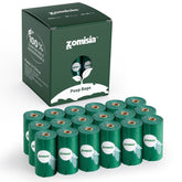 ZOMISIA dog poop bags with compact dispenser for on-the-go use
