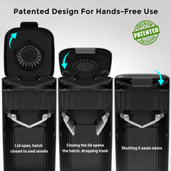 ZOMISIA patented structure enables hands-free clump transfer into the bin.