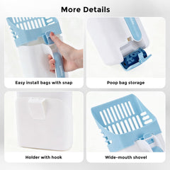 ZOMISIA trash can compact design helps keep litter area tidy and odor-contained.