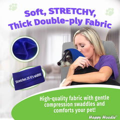 ZONI PETS Happy Hoodie tejido de doble capa, lavado a máquina y secado sencillo