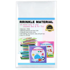 Zonon noise-making crinkle paper sheet 51x39 inch ready for DIY pet toy projects.