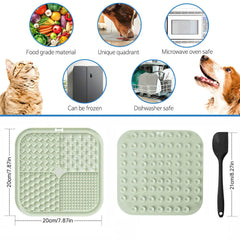 Zonopy Licking Mat offers four textured surfaces for varied treats and extended slow feeding.
