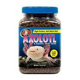 Alimento Zoo Med para axolotls, pellets proteicos para anfibios.
