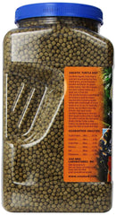 Zoo Med Aquatic Turtle Food Growth Formula floating pellets in water for surface feeding