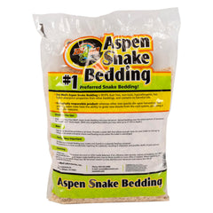 Zoo Med Aspen bedding absorbency test shows 191% capacity for mess control.