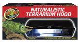 Zoo Med Naturalistic Terrarium Hood 12-inch front view with built-in reflector for even heat and UVB coverage