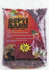 Zoo Med ReptiBark substrate in a 15-30 gallon vivarium for natural look and humidity management.