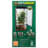 Zoo Med ReptiBreeze large screen cage front door for easy access and maintenance.