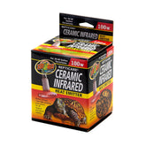 Zoo Med ReptiCare 100W ceramic infrared heat emitter front view provides stable reptile warmth.