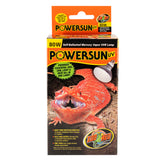 Zoo Med PowerSun UV Bulb 80W close-up shows UVB output for reptiles