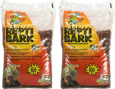 Zoo Med reptile bark fir bedding 8qt-pack-2 front view for easy setup