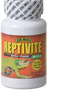 Zoo Med Reptivite bottle front—calcium-based vitamins for reptiles.