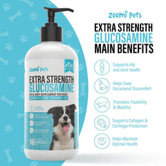 Zoomi Pets hyaluronic acid dogs joint support close-up texture